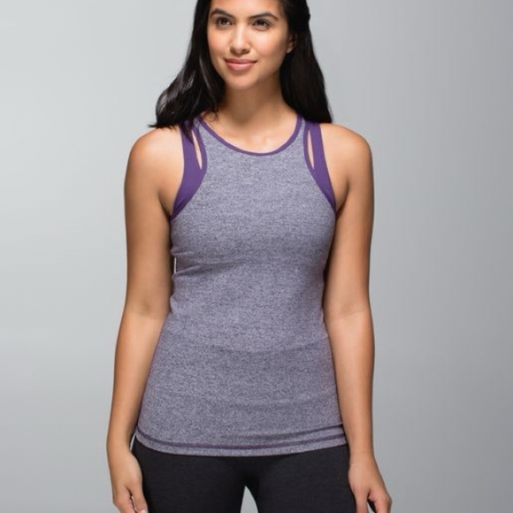 Lululemon Inspiration Tank Purple - Picture 1 of 7